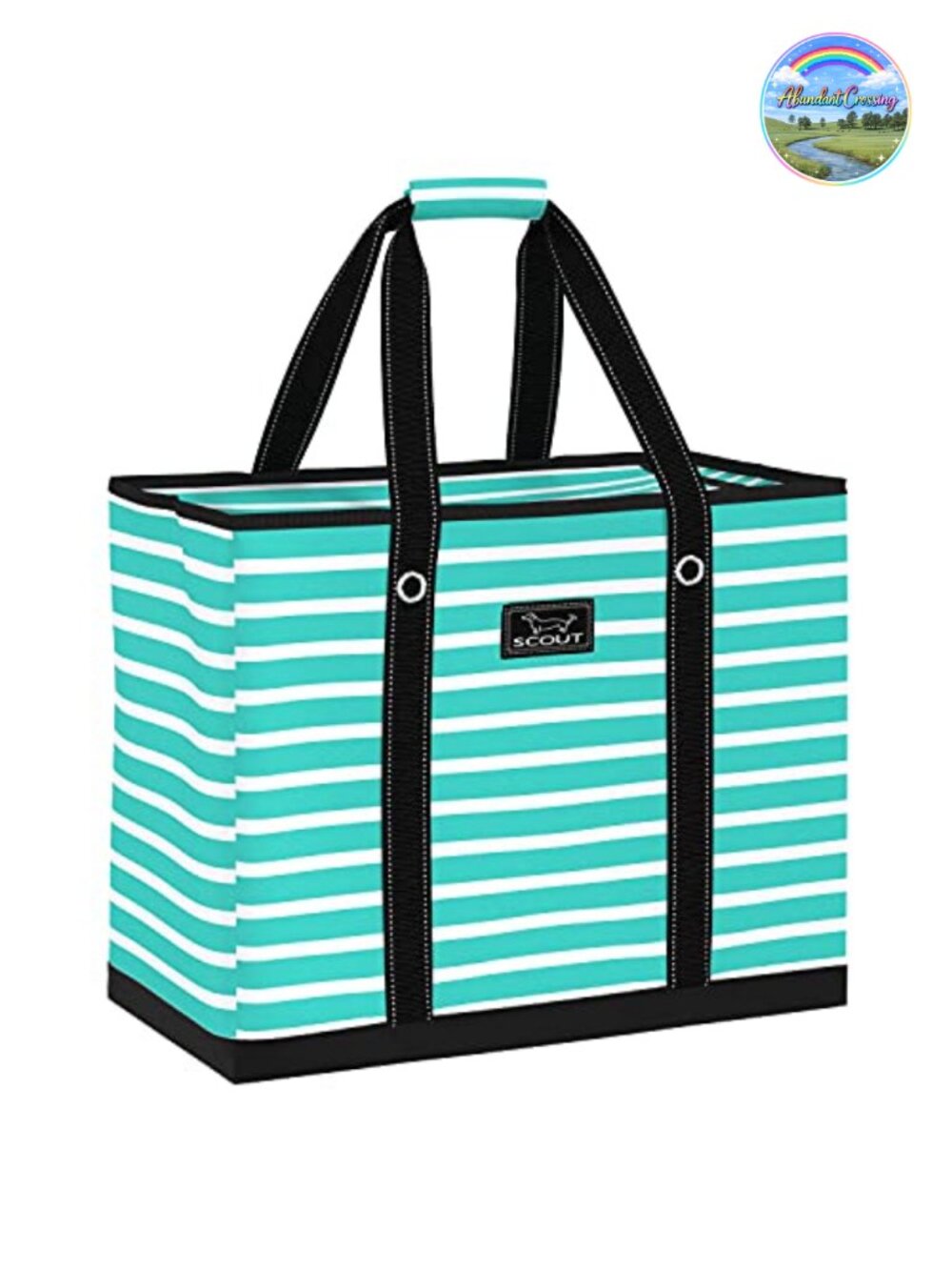 Large Utility Zip Tote Bag Travel Water-Resistant